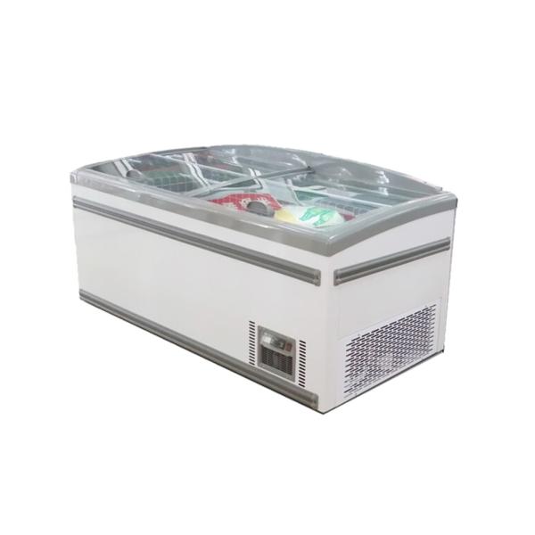 2.5 Meter Length Commercial Display Freezer Ice Cream Showcase