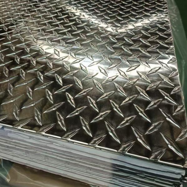 Diamond Checkered 6061-T6 Aluminum Thread Plate Non Slip Aluminum Sheet 6.0*1219