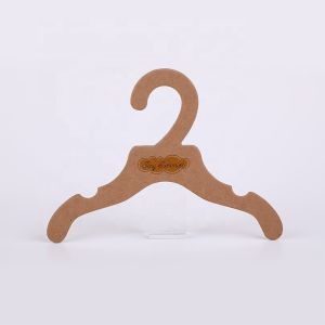 Biodegradable Paper Baby Hangers Children Garment Cardboard Hanger Custom Design