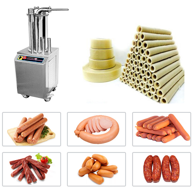 Big Size Food Grade Sausage Casing For Fried Sausages