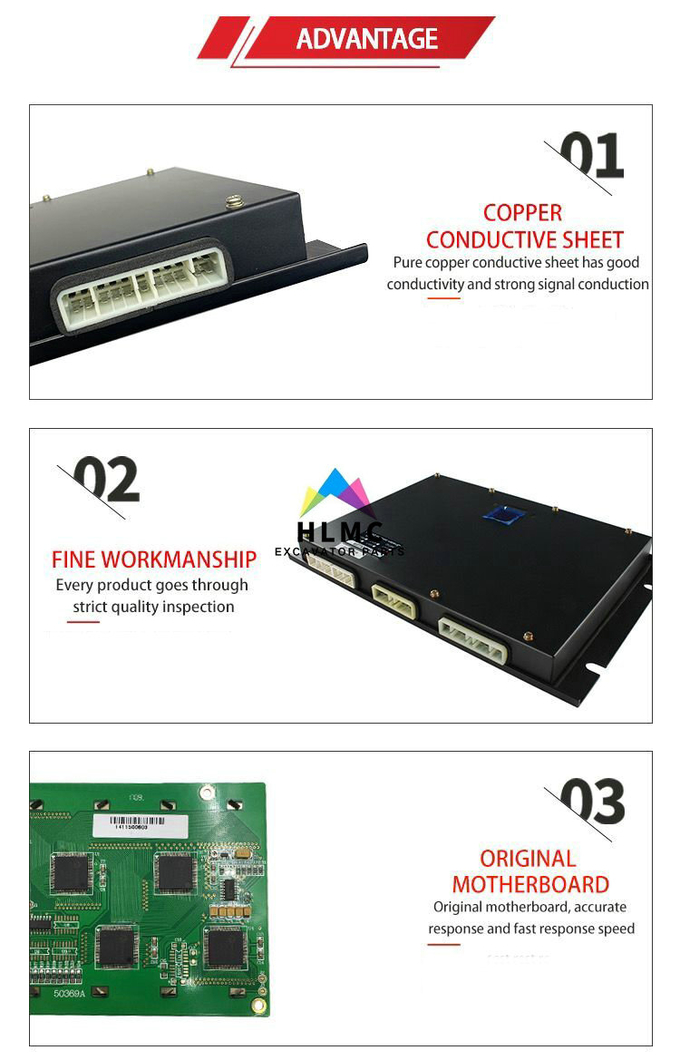 7834-10-2001 Excavator Spare Parts PC200-5 PC220-5 Computer Board Controller 0