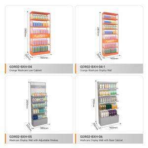 Perfume Shop Fitting Simple And Stylish Skincare Back Cabinet For Branded Store