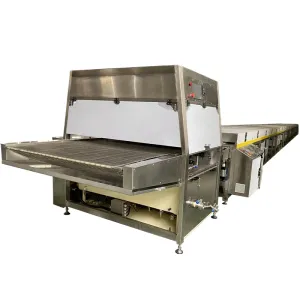 PLC Controlled Chocolate And Wafer Enrobing Machine With Copeland Cooling System