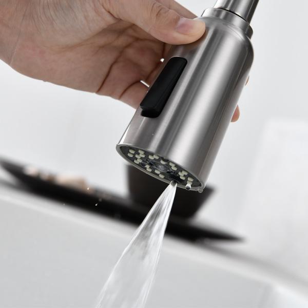 Extendable flexible spout kitchen tap Single Lever Mixer with 35mm Ceramic