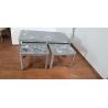 Buy cheap Waterproof Home Living Room Furniture 1400*800*750mm Marble Stone Dining Table from wholesalers