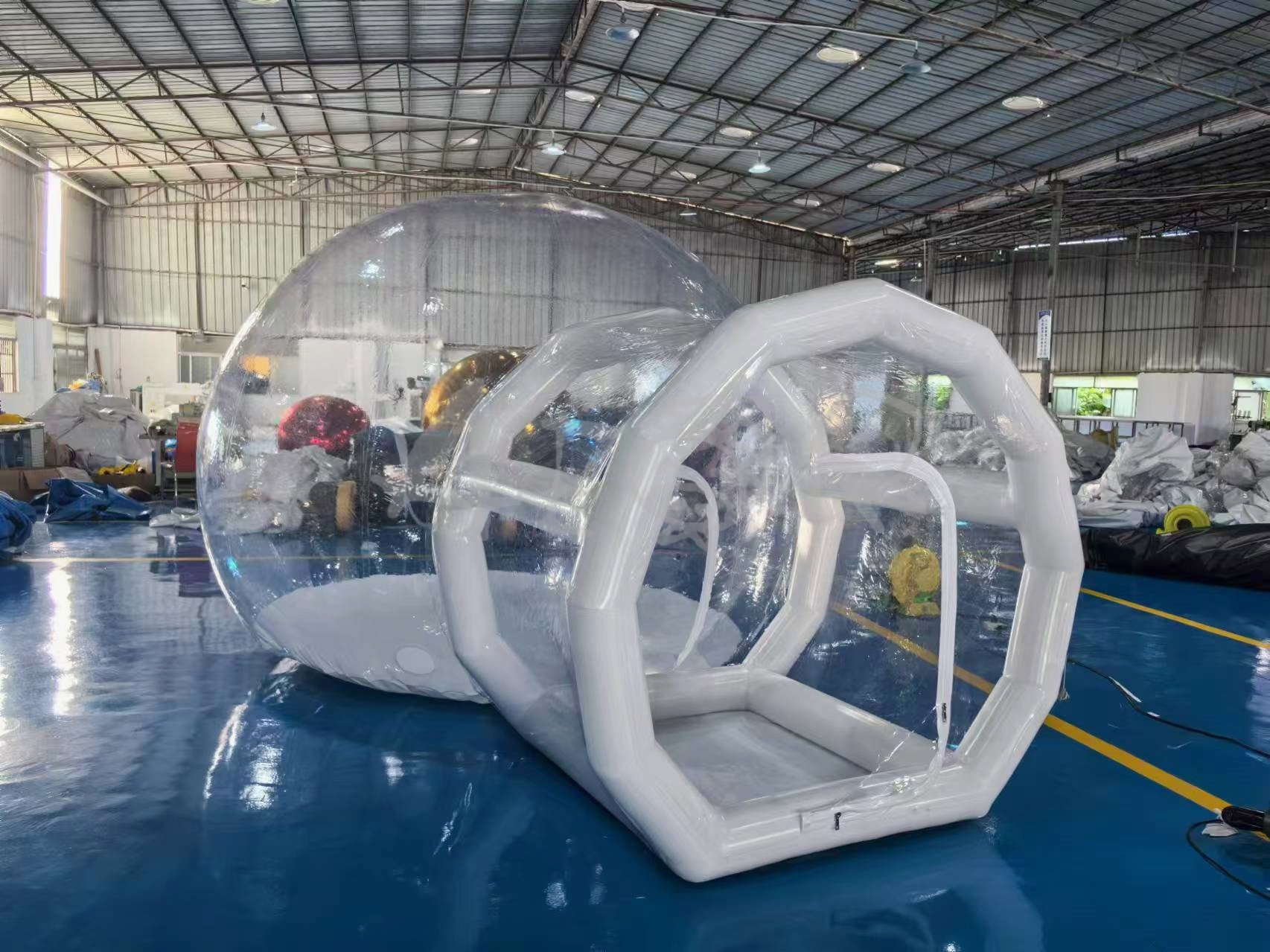 Outddor Clear 15x10ft Inflatable Bubble Dome Tent PVC Transparent Inflatable Bubble House