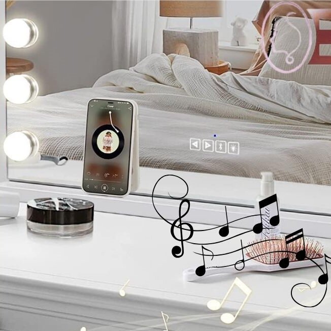 Shatterproof Hollywood Light Up Makeup Mirror Vanity Wall Mounted