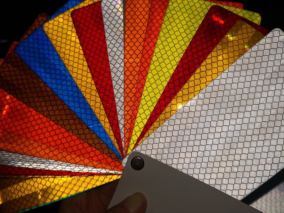 1.22x45.7m Reflective Vinyl Sticker High Intensity Prismatic Reflective Sheeting