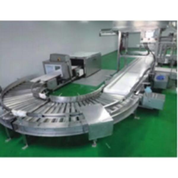 Pharmaceutical Parallel Belt Conveyor Carbon Steel Stainless Steel Aluminum