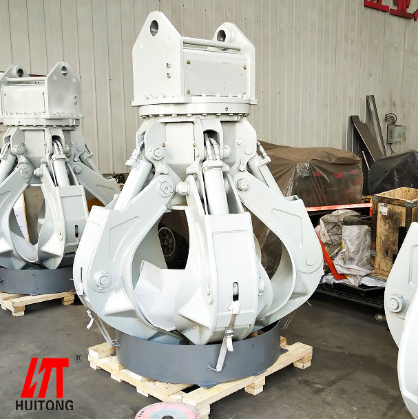 Q355B Hydraulic Grapple Scrap Grabber For PC EX PC 3-75 Ton Excavator