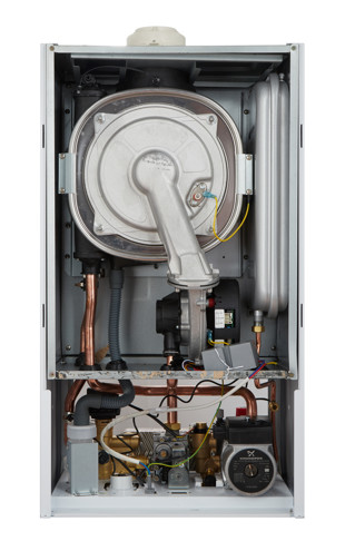 ISO14001 LPG Kitchen Wall Hung Gas Boiler 0.03mpa - 0.8mpa Water Pressure