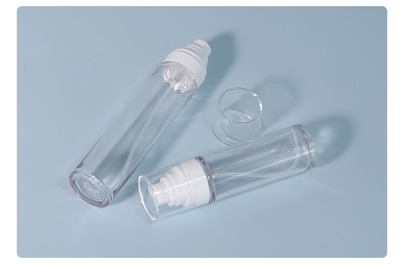 Customized Blue Cosmetic Bottles 60ml 100ml Transparent Plastic Bottle For Mist Spray
