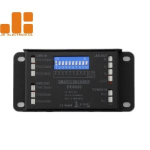 DMX512 Decoder LED Dimmer Controller With Mini Size Aluminium Shell Max 3A*3CH
