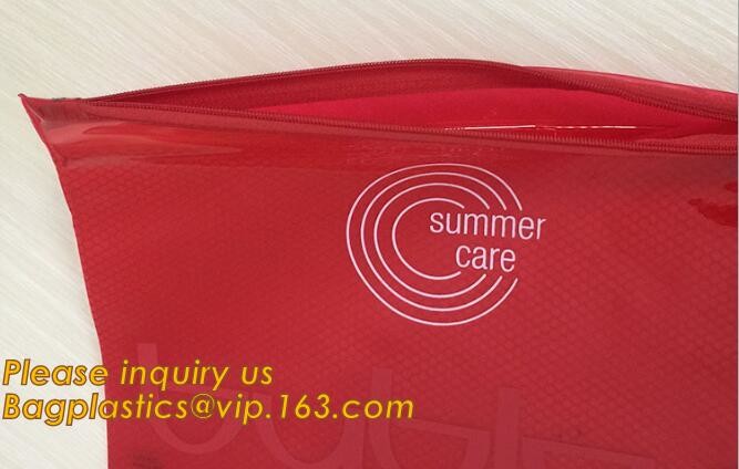 Plastic Bag OEM Custom PVC Loop Handle Image Printed Plastic Shopping Bag,Promotional Clear Waterproof Plastic Cosmetic