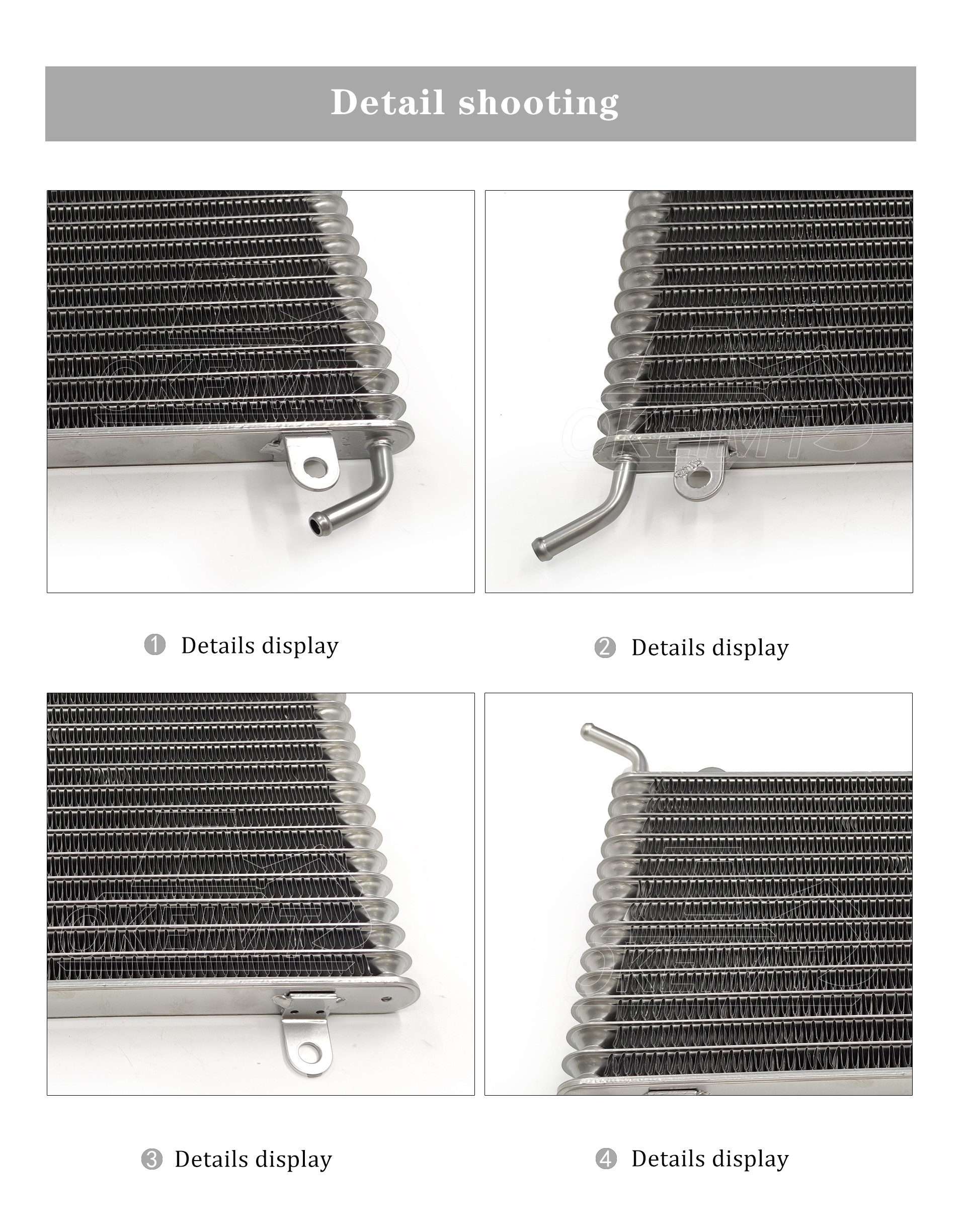 Excavator Engine Parts Excavator Fuel Cooler EX360-3-13P