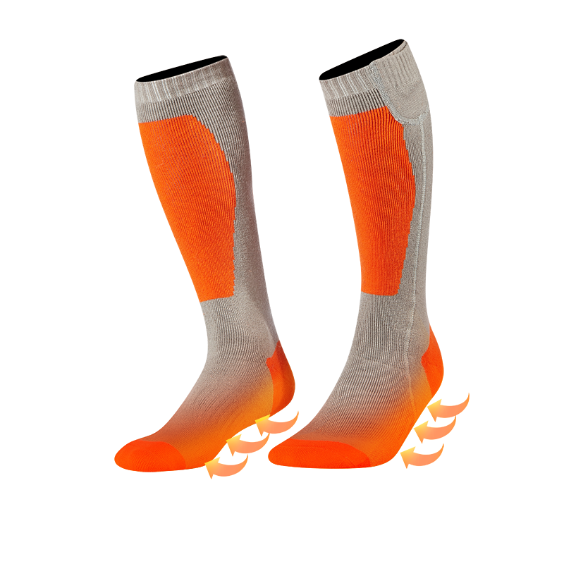 Women Men Rechargeable Electric Heated Socks Winter Cold Feet Cycling Skiing Hunting Motorcycle