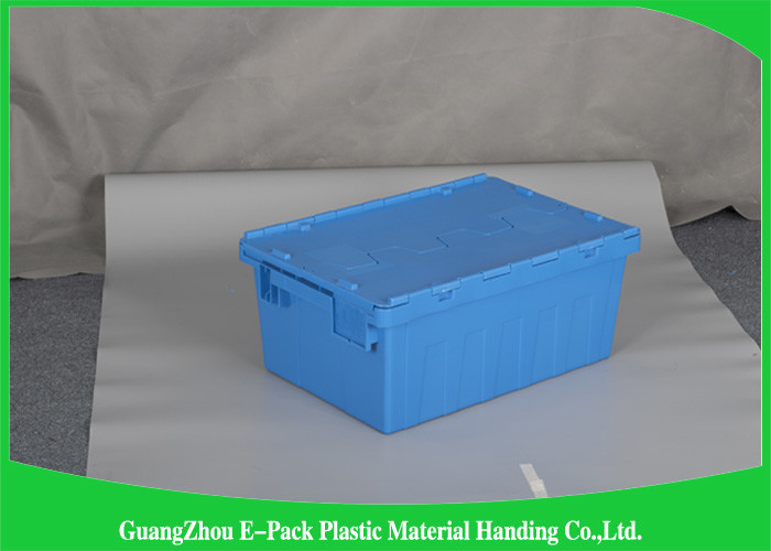 45L New PP Nested Plastic Storage Boxes With Lids , Light Weight Plastic Storage Bins