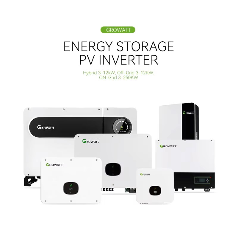 Single Phase Dual Circuit Inverter for 6kw Solar Energy System Growatt Spf 6000 Es Plus