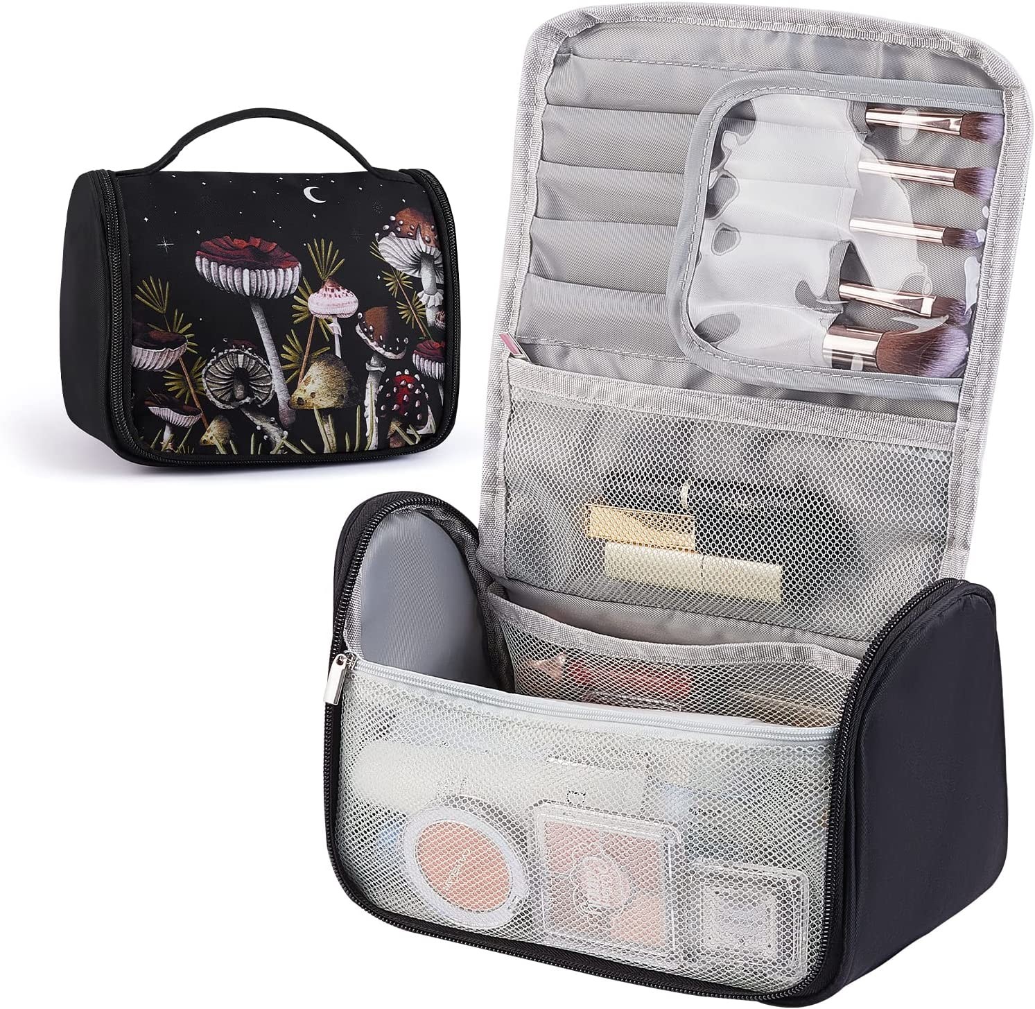 Portable Shockproof Protective Toiletry Bag for Women Multifunctional Travel Make Up Bag Cute Cosmetic Bag