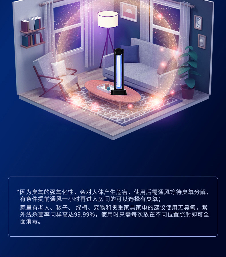69 Wattage 70w Big Power Uvc Germicidal Lamp Air Surface Disinfection