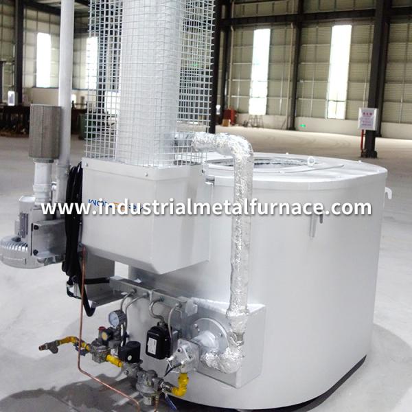 Oval Crucible 300 500 800 1000 kg Gas Industrial Metal Melting Furnace with