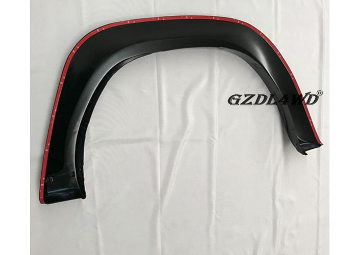 Smooth Black Wheel Arch Flares TRD Style Fender Flare Kits For Toyota Hilux Revo SR5 2015 2016