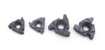 Wearproof HSS Triangle Inserts Standard CNC Lathe Coated Carbide Inserts 16ER