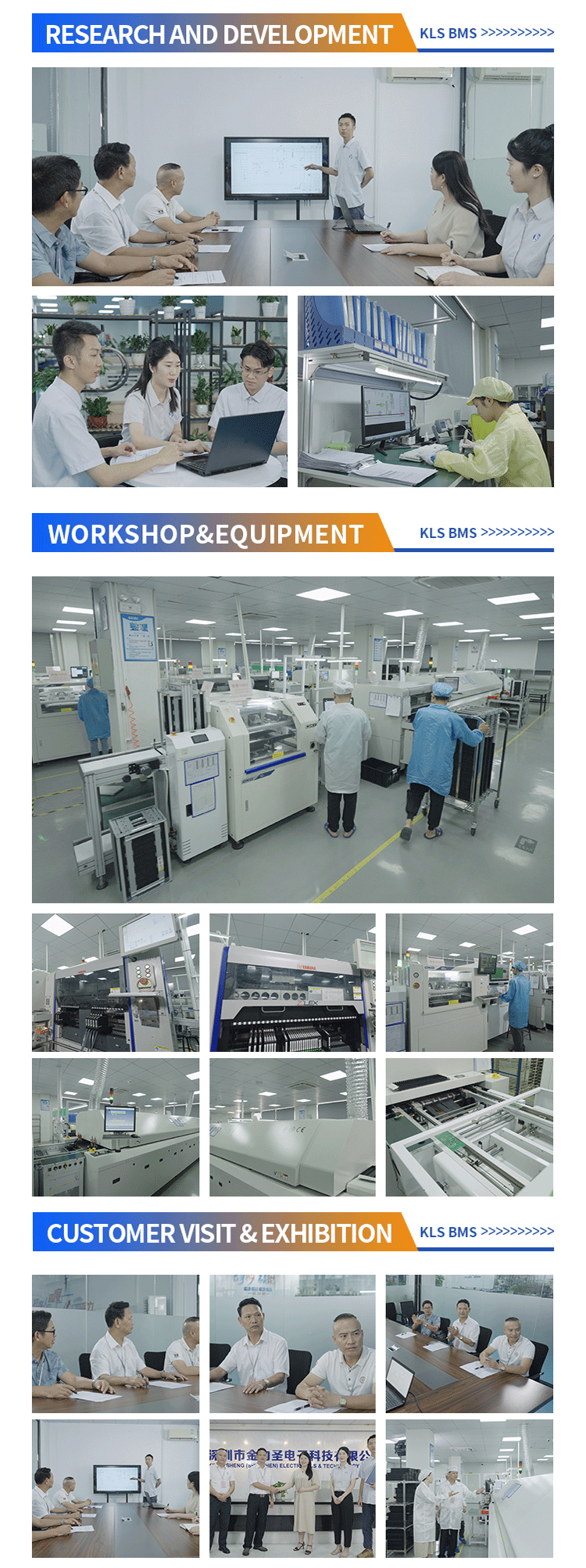 KLS 6S-24S 100a BMS for electro-tricycle lithium battery ntc balance temperature control lifepo4 hardware bms