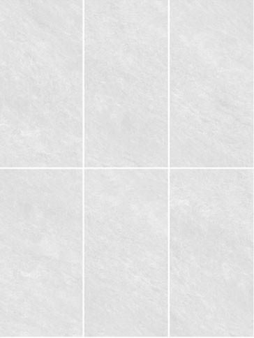 Cement White Elegant Matte Curtain Wall Tiles 600x1200mm For Shoppping Mall