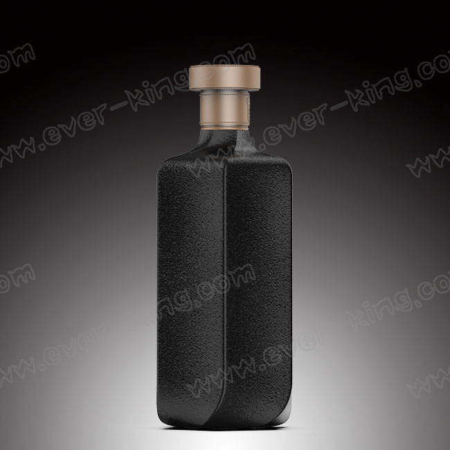 Panton Color Wine Bottles Vodka Gin Spirit Glass Bottle With Cap