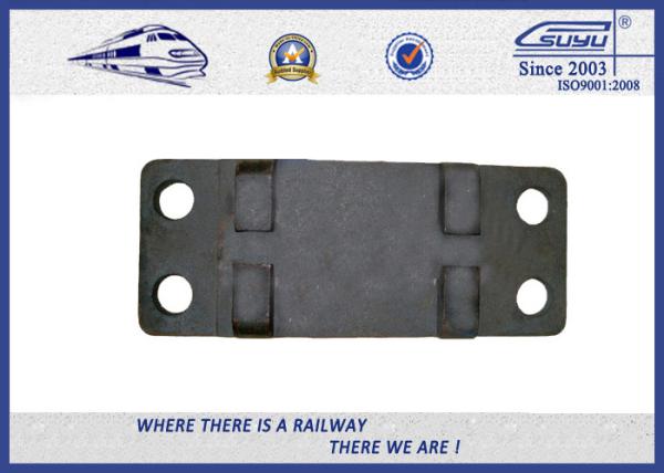 Rail Fasteners Railroad Tie Plates Oxide Black Guide Plate Casting Technology