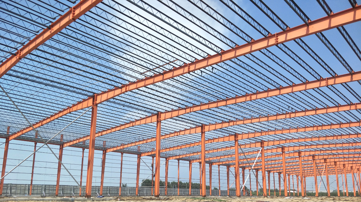 Prefab Portable Steel Frame Workshop Buildings With Light Steel Structure