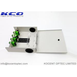 China 8 Core Fiber Optic Terminal Box FTB with SC/APC Duplex Adapter for Wall Mount FTTH Applications on sale
