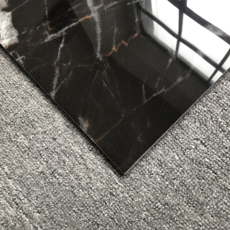 Silky Black and Grey Marble Porcelain Tile The Perfect Addition to Modern Interiors