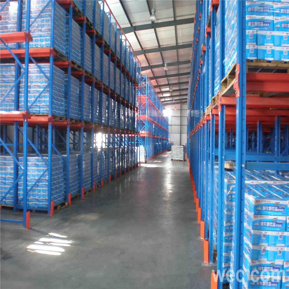 Heavy Duty Shelving Drive In Drive Through Racking System 1.5-2.5mm Depth