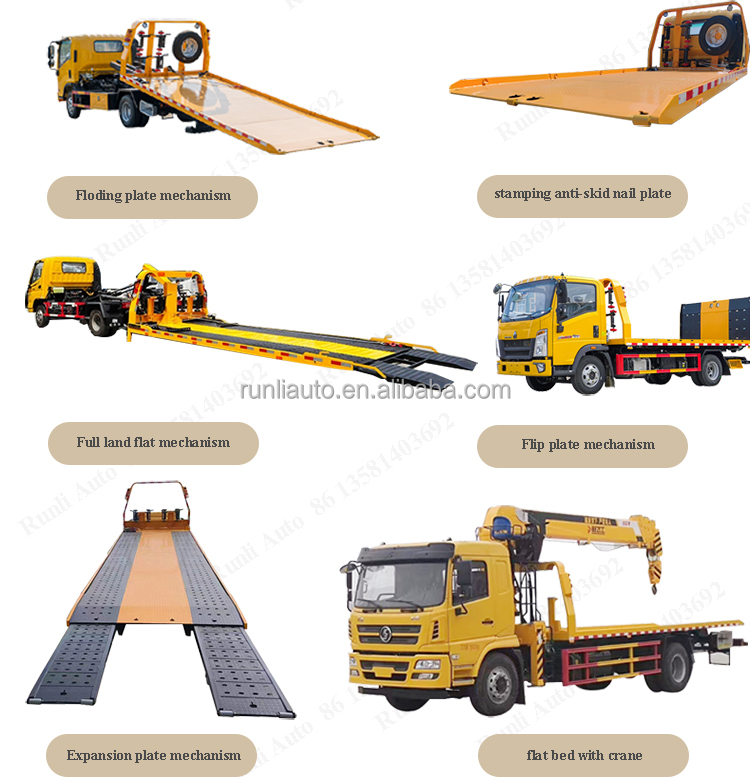 Dongfeng 4x2 5 Ton Tow Truck Wrecker Truck for Sale