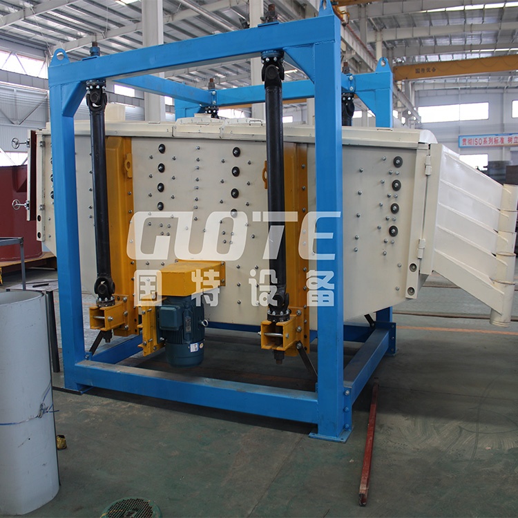 Silica Sand Square Vibrating Screen for Fine Particles Video Inspection and 1-5 Layers