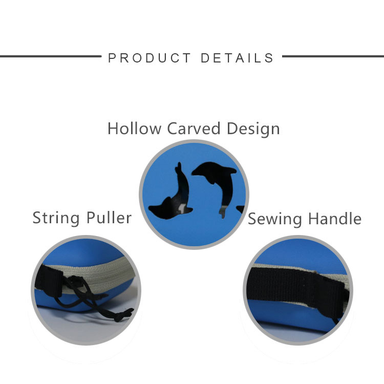 Microfiber Towel EVA Carrying Case PU Surface For Hiking