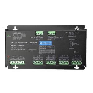 Anti - Interference LED DMX512 Decoder Humanized Terminal Design Available 16bit