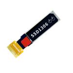 0.69 inch white PMOLED display 96*16 dots 14PINS IIC interface driving IC