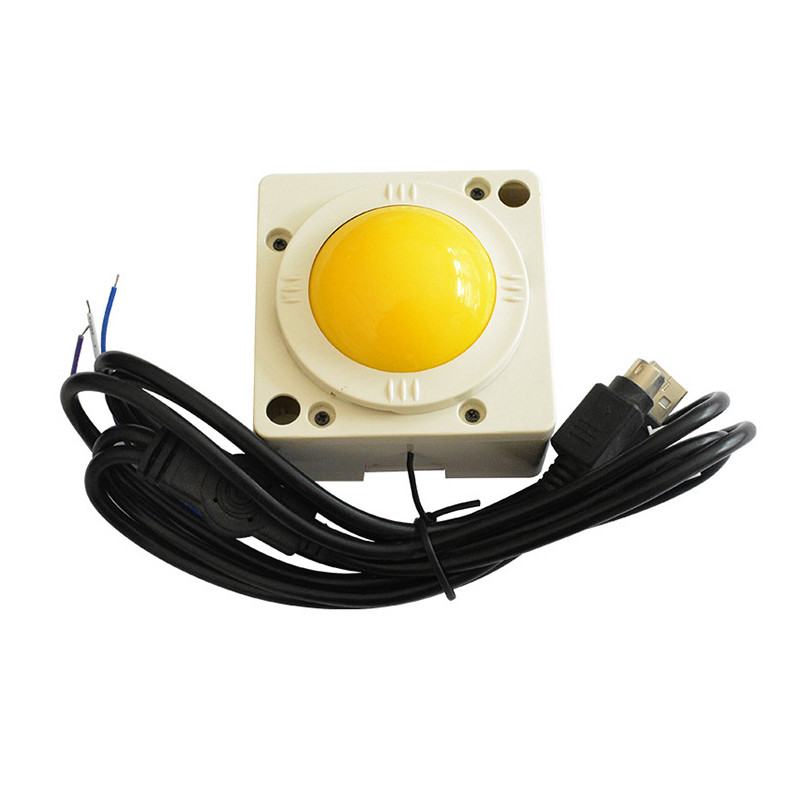 Dust Proof Trackball Module High Sensitivity Three Buttons Durable Rugged Trackball