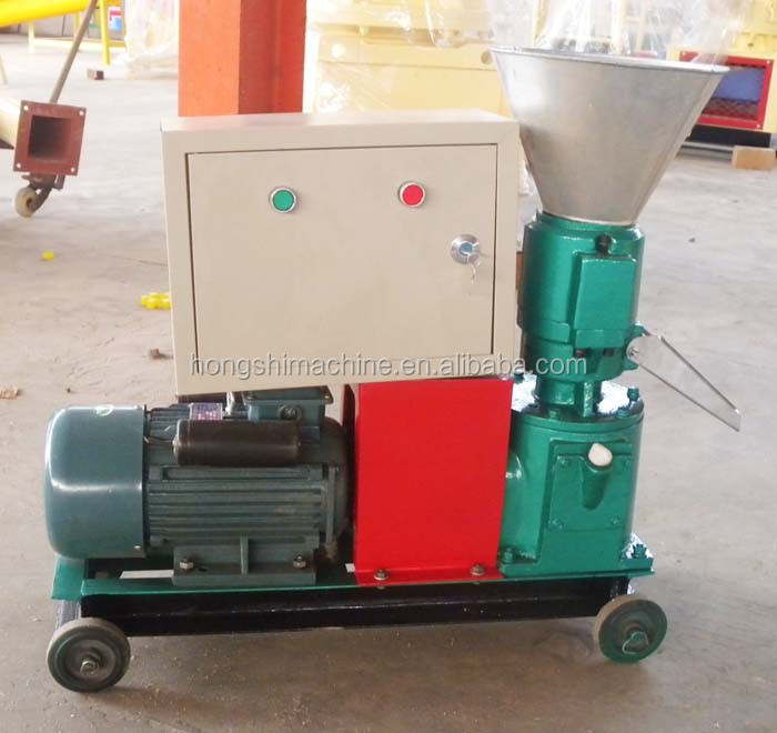 Small Capacity Flat Die Biomass Pellet Plastic Recycle Machine Low Price