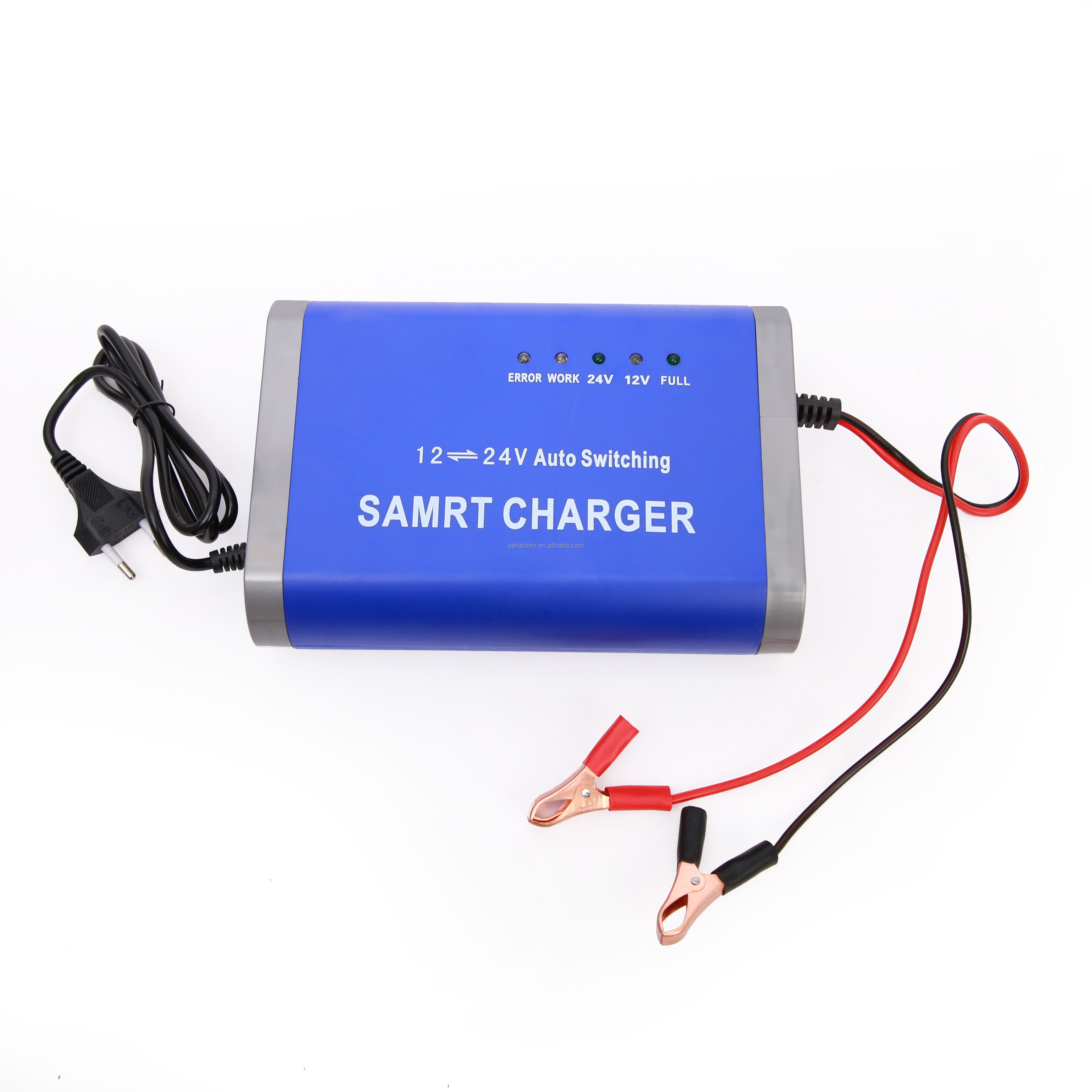 12V/24V 12A Portable Multifunctional Charger for ABS Technology Smart Car Battery Charging