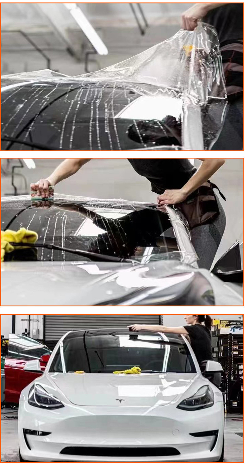 TPU Anti-Scratch UV Protection Car Windshield Protection Film Sand Proof 7.5mil Car Windshield Film