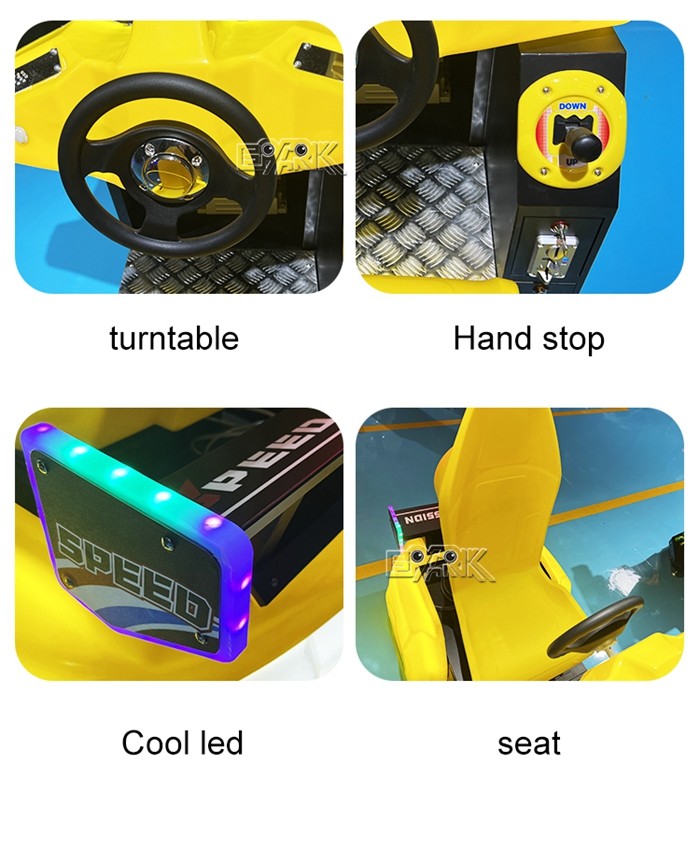 Amusement Arcade Racing Machine Split Second Coin Operated Simulator Game Console