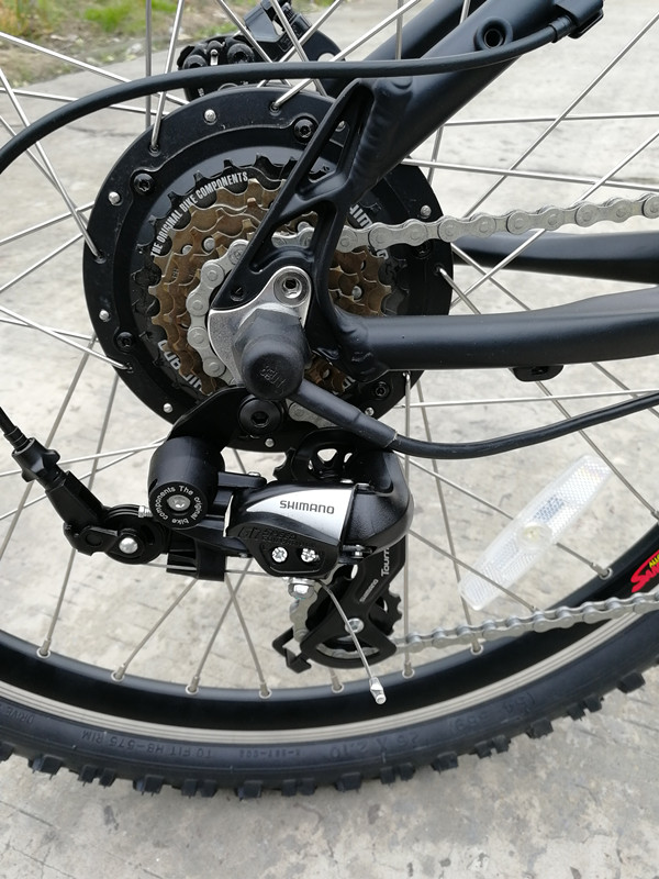 26 Inch Wheel Integrated Battery Electric Bike With Bafang 350W Hub Motor THP-YT04