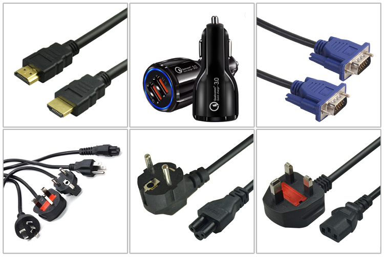 Multipurpose Round UK Power Cord 3 Pin 110v Power Cable High Performance