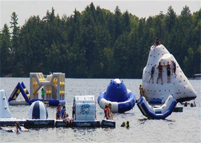 Professional Huge Inflatable Water Park / Inflatable Sea Water Park For Event