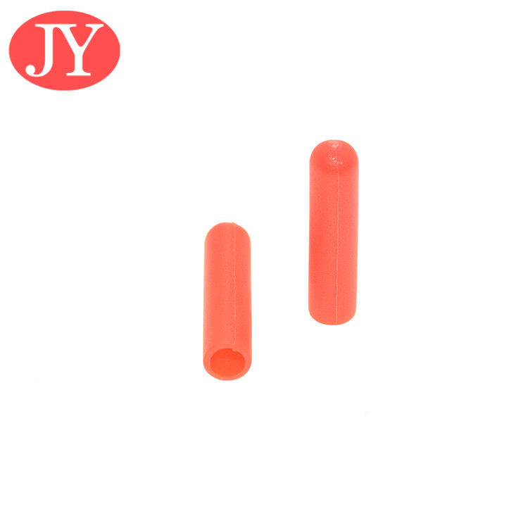 BBP FREE Jiayanag aglet plastic tipping red color do color as pantone card numbe plastic tipping end cap plastic end cap