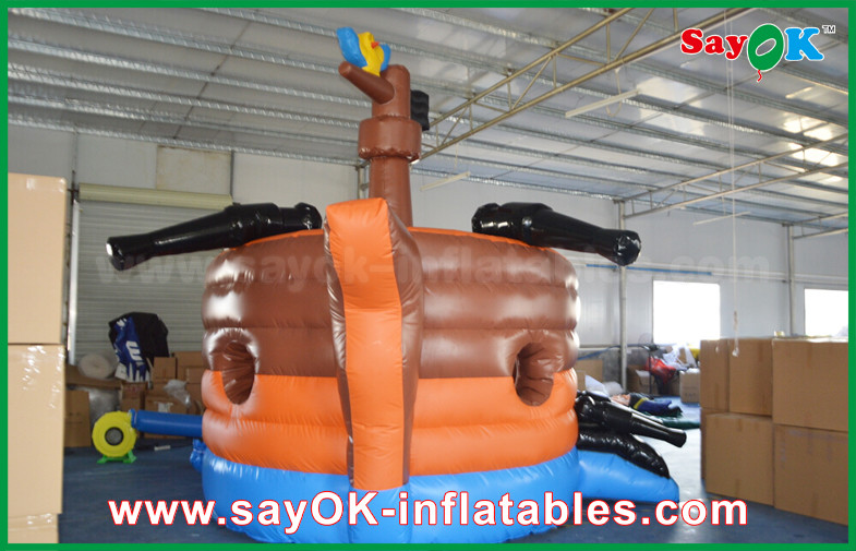 Large Corsair Ship Shape Inflatable Bouncer Slide Castle For Kinds Playing